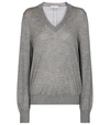The Row Amherst Oversized Cashmere And Silk-blend Sweater In Grey