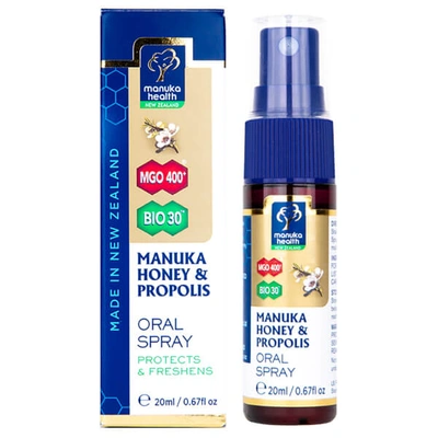 Manuka Health New Zealand Ltd Manuka Health Propolis And Mgo 400 Manuka Honey Throat Spray 20ml