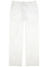 Valentino Straight-leg Drawstring Trousers In White