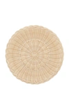 Moda Domus Raffia Charger Plate In Neutral