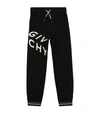 GIVENCHY KIDS ABSTRACT LOGO SWEATPANTS (4-14 YEARS),16185250