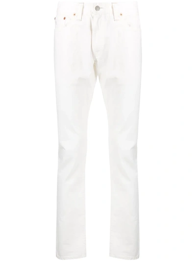 Ralph Lauren Rrl Slim-fit Jeans In White