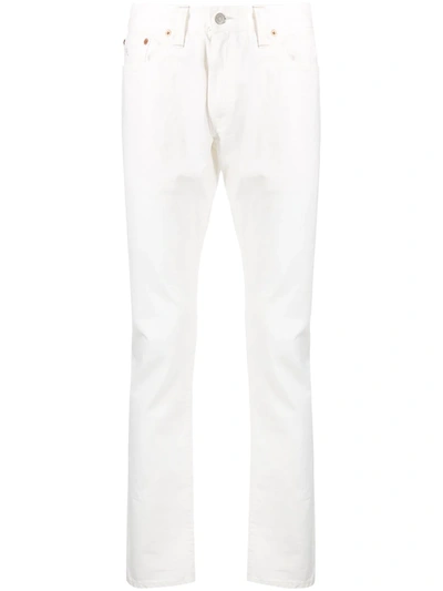 Rrl Slim-fit Jeans In White