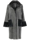 SUPREMA REVERSIBLE SHEEPSKIN AND SHEARLING COAT