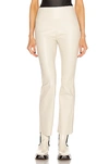 Sprwmn High-waisted Cropped Trousers In Off White