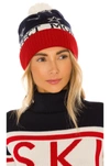 Perfect Moment Women's Pm Star Wool-blend Beanie In Navy & Red