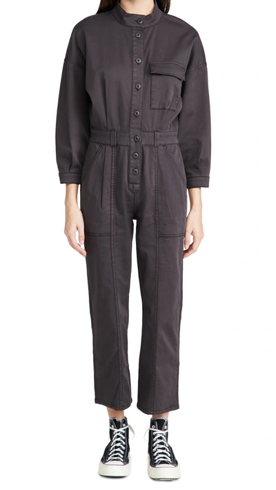 Current Elliott The Meta Coveralls In Washed Black