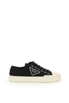 PRADA WHEEL CANVAS SNEAKERS,11679425