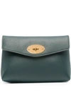 Mulberry Darley Cosmetic Pouch In Green