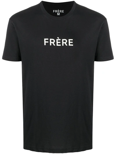 Frère Logo Print T-shirt In Black