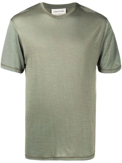 A Kind Of Guise Crew Neck T-shirt In Green