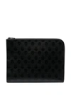 ALEXANDER MCQUEEN SKULL-PRINT LARGE CLUTCH BAG