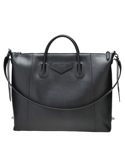 Givenchy Large Antigona Tote Bag In Black