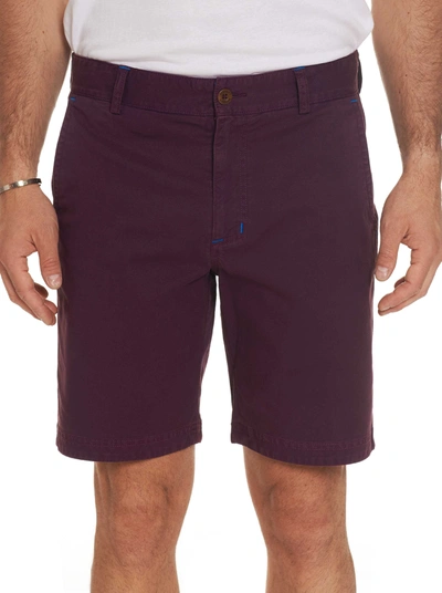 Robert Graham Marana Shorts In Dark Raspberry