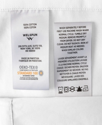 Welhome The  Premium Cotton Sateen Queen Sheet Set Bedding In White