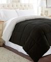 Modern Threads Down Alternative Reversible Comforter, Twin In Anthracite/silver
