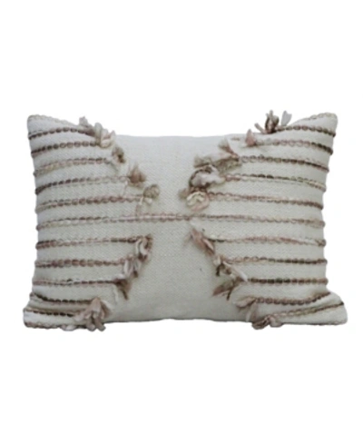 Chicos Home Embroidered Decorative Pillow, 14" X 20" In Open Miscellaneous