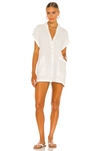 L*space Lspace Mika Gauzy Cover-up Romper In White