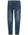 Levi's Toddler Girls Adjustable Waistband Stretch Denim Jeggings In Medium Blue