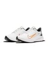 Nike Women's Air Zoom Winflo 7 Running Sneakers From Finish Line In White, Mango