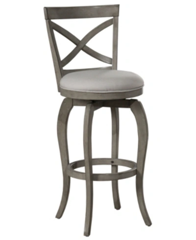 Hillsdale Ellendale Swivel Bar Height Stool In Cream