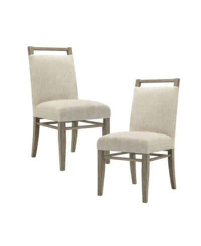 Madison Park Elmwood Dining Chair, Set Of 2 In Beige