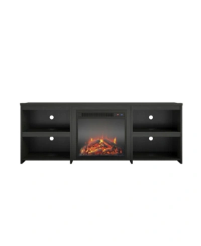 A Design Studio Torrey Fireplace Tv Stand For Tvs Up To 65" In Black