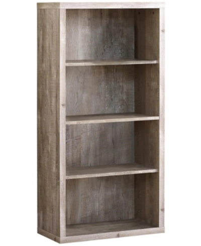 Monarch Specialties 48" H Bookcase In Taupe