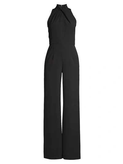 Black Halo Corinne Sleeveless Jumpsuit In Onyx Waves