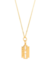 True Rocks Mini Razor Pendant Necklace In Gold