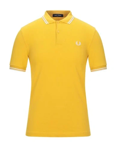 Fred Perry Polo Shirt In Yellow