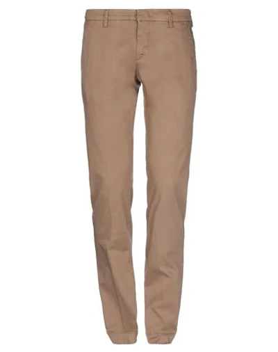 Michael Coal Casual Pants In Camel