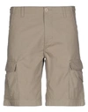 Carhartt Man Shorts & Bermuda Shorts Sand Size 27 Cotton In Beige