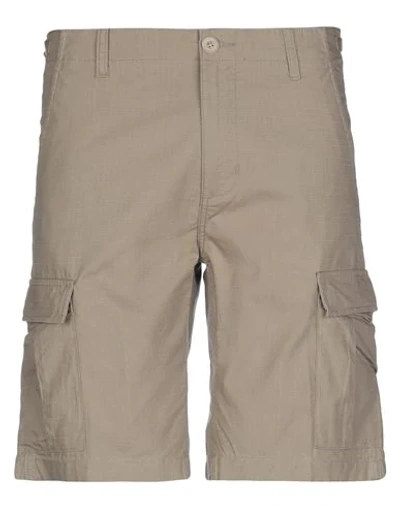 Carhartt Man Shorts & Bermuda Shorts Sand Size 27 Cotton In Beige