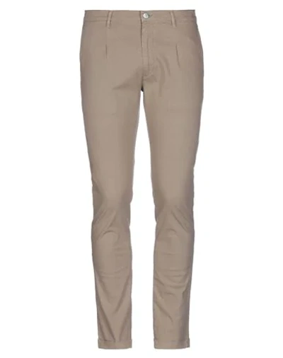 Grey Daniele Alessandrini Pants In Beige