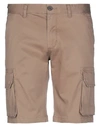 Sun 68 Man Shorts & Bermuda Shorts Sand Size 31 Cotton, Elastane In Beige