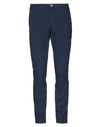 Aglini Man Pants Midnight Blue Size 30 Cotton, Elastane In Black