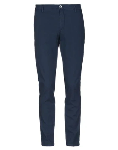 Aglini Man Pants Midnight Blue Size 30 Cotton, Elastane