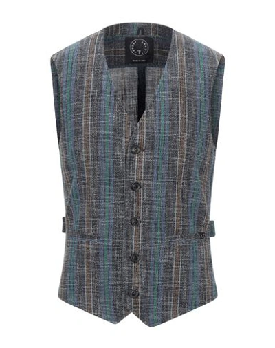 T-jacket By Tonello Vests In Dark Blue