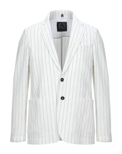 T-jacket By Tonello Suit Jackets In White