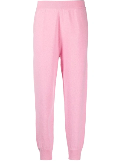 Extreme Cashmere Relaxed High-waisted Joggers In Pink