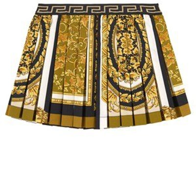 Versace Babies' Gold Baroque Skirt