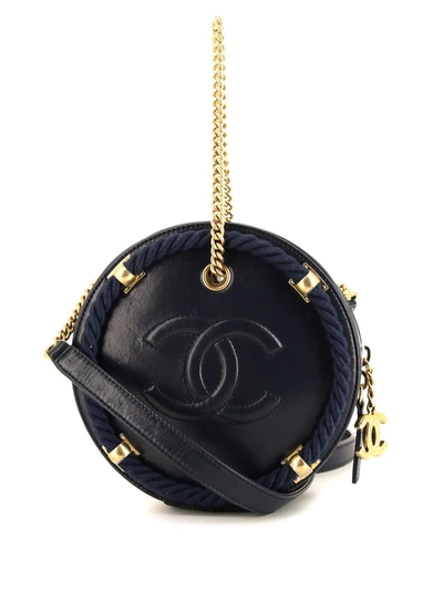 Pre-owned Chanel 2019 Limited Edition Cc Shoulder Bag In Blue