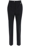 DOLCE & GABBANA PANTS WITH DG DECORATION,FTBUZT FUBEC N0000