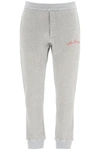 ALEXANDER MCQUEEN SWEATPANTS WITH LOGO EMBROIDERY,599618 QQX82 1401