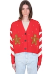 ALANUI CANDYCANE CROPPED CARDIGAN IN RED WOOL,11679738