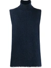 MAISON MARGIELA MAISON MARGIELA MEN'S BLUE WOOL VEST,S30GP0321S17443524F L