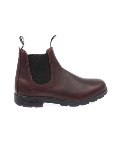Blundstone Smooth Leather Chelsea Boots In Brown