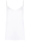 Fabiana Filippi Metallic-trim Cami Top In White