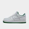 Nike Men's Air Force 1 '07 Stitch Casual Shoes In White/white/pine Green